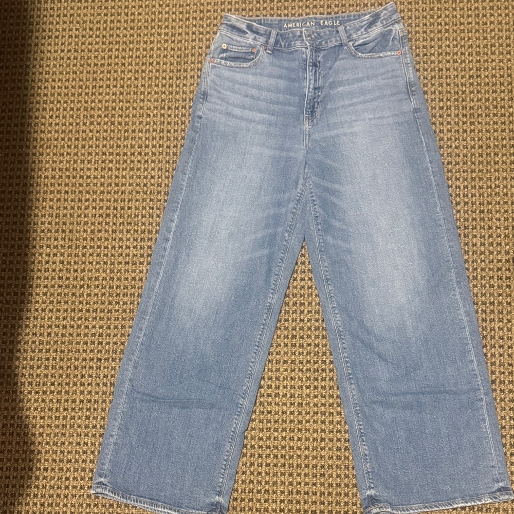 American Eagle Outfitters Light Blue Flare Jeans